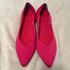 Rothy’s “Berry” point shoe. Size 10. NEW!
